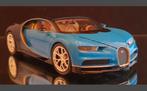 Bugatti Chiron 2017 Welly 1:24, Hobby en Vrije tijd, Modelauto's | 1:24, Ophalen of Verzenden, Nieuw, Auto, Overige merken