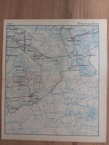 30 / Bergen op Zoom / Halsteren / Tholen /Wouw  /Litho 1885 beschikbaar voor biedingen