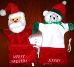 2 Kerst flespoppen (kerstman en ijsbeertje), Diversen, Kerst, Ophalen, Zo goed als nieuw
