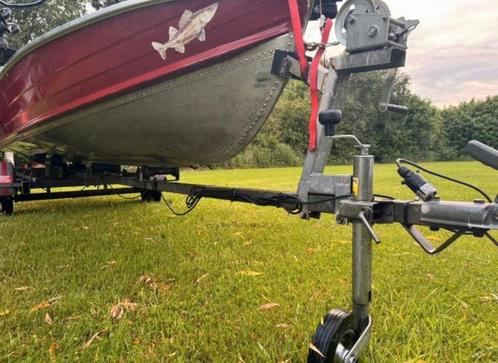 Te koop: Complete aluminium visboot met Suzuki 4-takt,, Watersport en Boten, Speedboten, Gebruikt, 3 tot 6 meter, Benzine, Minder dan 70 pk