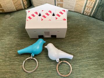 Qualy Sleutelhouder met 2 sleutelhangers Sparrow NIEUW beschikbaar voor biedingen