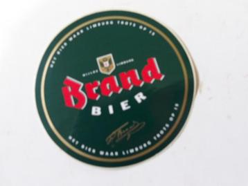 Brand bier sticker (nr.2) Rond beschikbaar voor biedingen