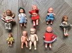 9 poppenhuis poppetjes,brocante pop,retro pop ,antieke pop,, Verzamelen, Ophalen, Gebruikt