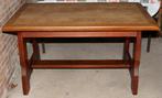 Houten eettafel gratis af te halen, Huis en Inrichting, Tafels | Eettafels, Ophalen, Gebruikt, 100 tot 150 cm, 50 tot 100 cm