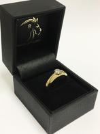 Gouden Diamonde Solitair Ring 0.24 Briljant Geslepen Diamant, Sieraden, Tassen en Uiterlijk, Ringen, Goud, 18 tot 19, Goud, Met edelsteen