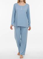 FINE WOMAN 2318 Pyjama effen/stip motief XXL NIEUW, Maat 46/48 (XL) of groter, Nieuw, Ophalen of Verzenden, Holland Underwear