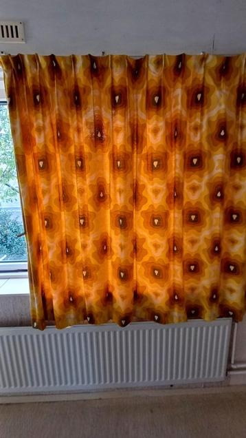 Vintage Gordijnen - Kleine Beschadiging beschikbaar voor biedingen