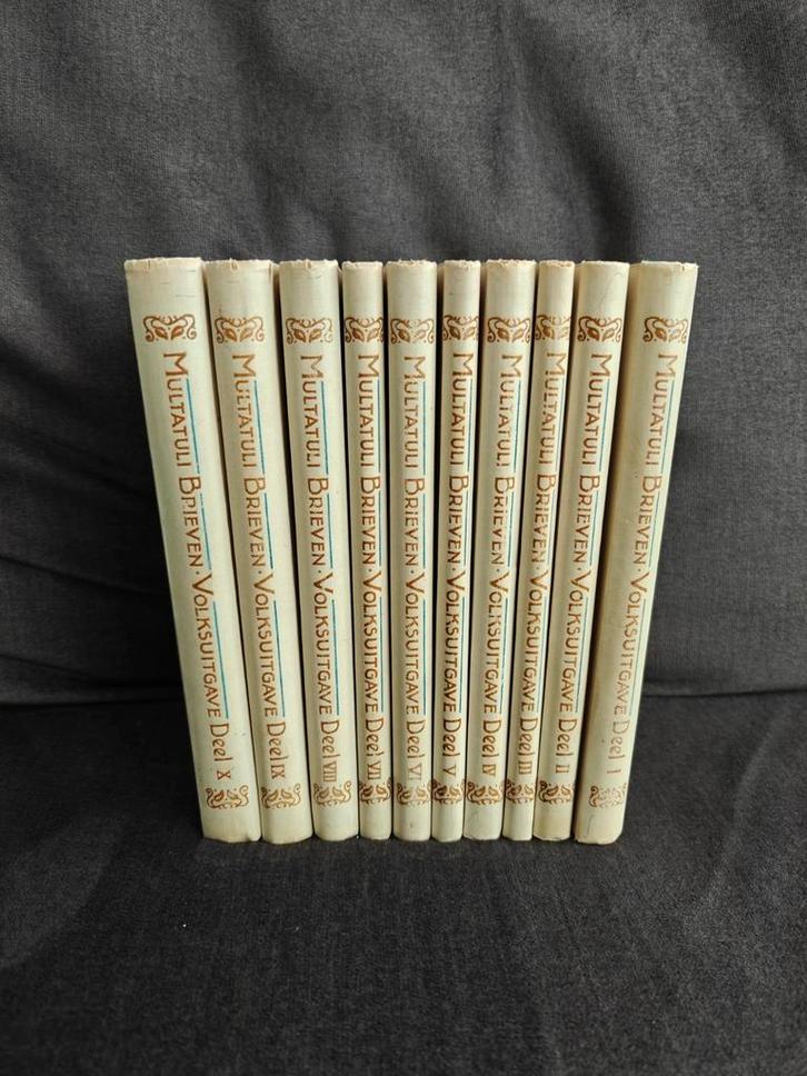 Multatuli Brieven - Volksuitgave (10 delen) uit 1912, Boeken, Literatuur, Gelezen, Nederland, Ophalen of Verzenden