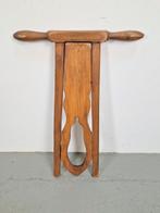 Antiek engelse opvouwbare laarzenknecht, ca. 1950 Hout, N, Ophalen of Verzenden, N, N