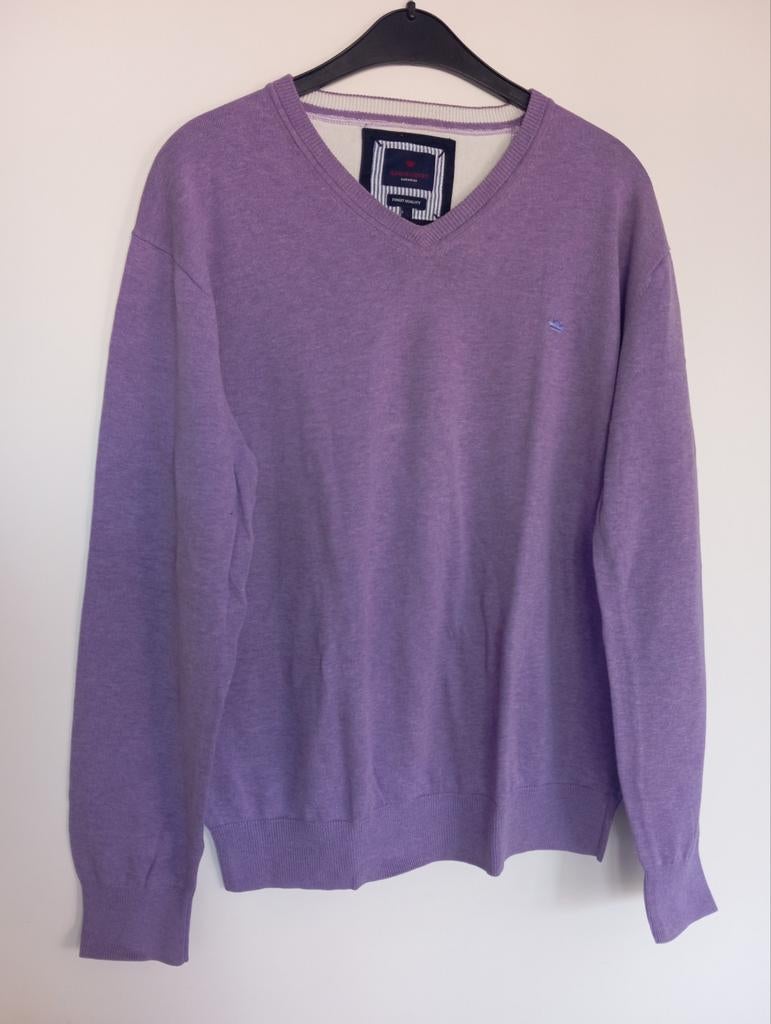 King's Court paarse trui | maat L, Kleding | Heren, Ophalen of Verzenden, Maat 52/54 (L), Paars, King's Court