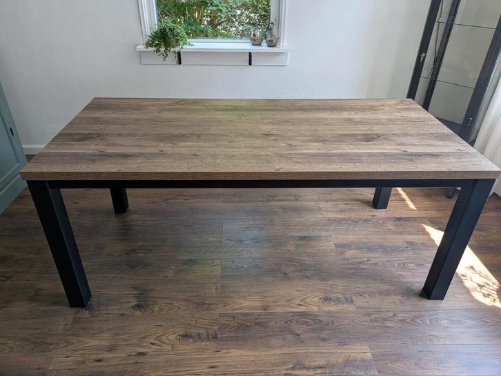 Eettafel, Huis en Inrichting, Tafels | Eettafels, Gebruikt, 50 tot 100 cm, 150 tot 200 cm, Vijf personen of meer, Rechthoekig