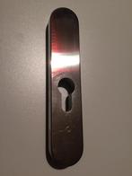 Smalschild beslag HVN RVS PC ROZET 162x33MM SKG**, Ophalen of Verzenden, Gebruikt, Rvs, Klink of Kruk