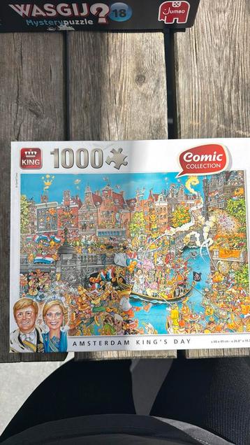 Amsterdams kingsday puzzel, 1000 stukjes  beschikbaar voor biedingen
