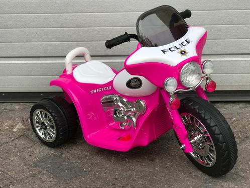 Elektrische kindermotor Harley Politiemotor look 6v roze NIE, Kinderen en Baby's, Speelgoed | Buiten | Accuvoertuigen, Nieuw, Ophalen of Verzenden