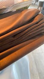 NIEUWE VOUWGORDIJNEN velours bruin 139 breed 180 hoog, Ophalen of Verzenden, Nieuw, Bruin, 150 tot 200 cm