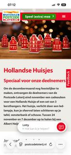 Cadeaubon Hollands Huisje Postcodeloterij, Tickets en Kaartjes, Eén persoon, Cadeaubon, Overige typen