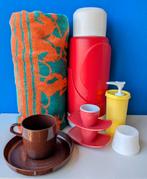 Voor op de camping/thermosfles badhanddoek kopje eierdoppen, Caravans en Kamperen, Kampeeraccessoires, Ophalen of Verzenden, Gebruikt