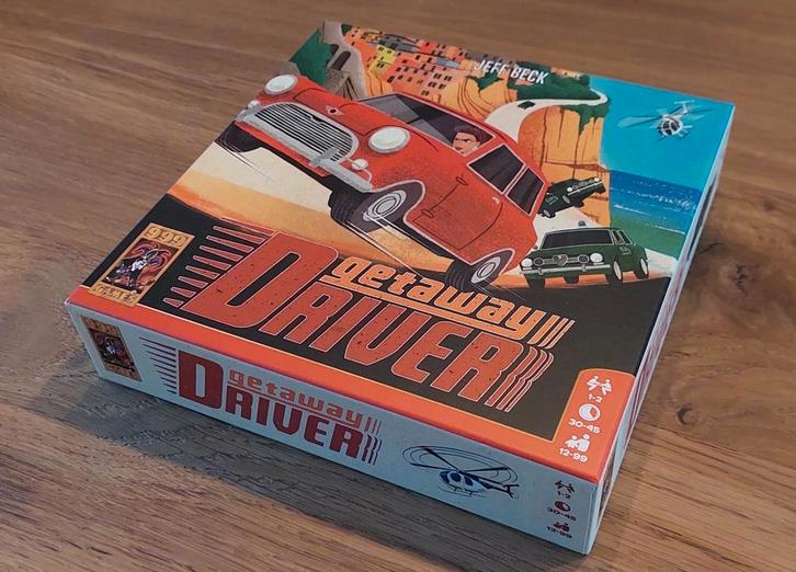 Getaway Driver 2p spel, Hobby en Vrije tijd, Gezelschapsspellen | Bordspellen, Zo goed als nieuw, Een of twee spelers, Ophalen of Verzenden