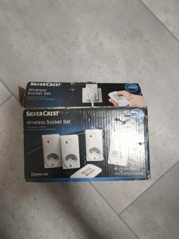 Wireless draadloos wandcontactdoos wcd set afstandbediening beschikbaar voor biedingen