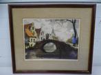 A6109. Vintage litho van Doorn, Antiek en Kunst, Kunst | Litho's en Zeefdrukken, Ophalen of Verzenden