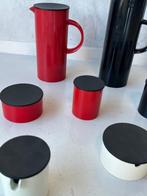 Stelton thermoskan melkkan suikerpot Erik Magnussen vintage, Gebruikt, Stelton, Ophalen of Verzenden, Stelton