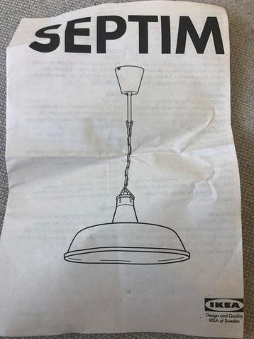Vintage lampenkappen Septim Ikea 2 stuks wit beschikbaar voor biedingen