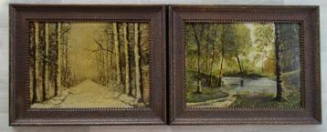 Nico van Yperen (1898-1969): Winter en zomer, pendanten 1930 beschikbaar voor biedingen