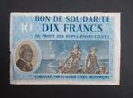 10 Franc Bon de Solidarité 1941 Frankrijk WW2 Type B (02), Verzamelen, Militaria | Tweede Wereldoorlog, Verzenden, Overige soorten