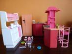 Barbie keukentje met leuke accessoires t.e.a.b., Kinderen en Baby's, Ophalen, Gebruikt, Barbie
