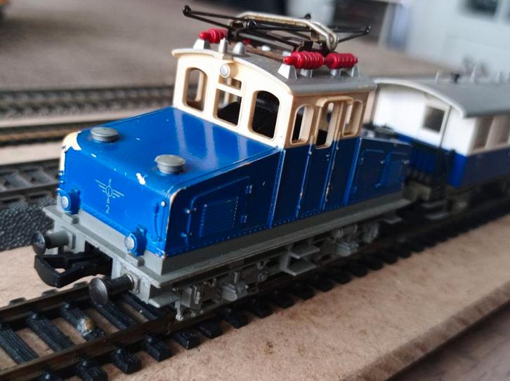 Fleischmann ELB set, trein en rijtuigen, Hobby en Vrije tijd, Modeltreinen | H0, Gebruikt, Wagon, Gelijkstroom, Fleischmann, Analoog