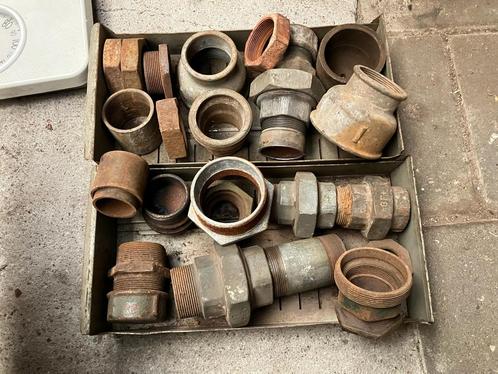 Gasdraad fittingen diverse maten bocht T-stuk etc., Doe-het-zelf en Verbouw, Metalen, Gebruikt, IJzer, Ophalen