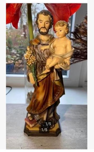 Heilige Anthonius beeld 30 cm Polyresin beschikbaar voor biedingen