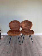 Set 4 eetkamer stoelen, Ophalen, Gebruikt, Bruin, Vier