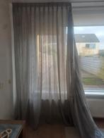 Gordijn/Vitrage - Lichtdoorlatend, Ophalen, Gebruikt, 200 cm of meer, Grijs