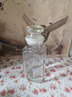 Oude glazen snoeppot stolppot, Antiek en Kunst, Ophalen of Verzenden