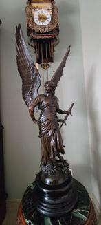 Groot bronzen beeld ' la Paix ' Jules Felix coutan 92 cm, Antiek en Kunst, Antiek | Koper en Brons, Ophalen