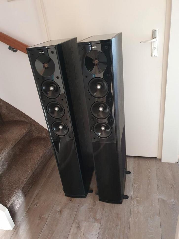 Jamo Zuilspeakers - Topgeluid!, Audio, Tv en Foto, Luidsprekers, Gebruikt, Front, Rear of Stereo speakers, 120 watt of meer, Jamo