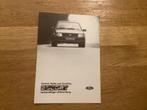 Ford Escort MK3 Brochure - Duits, Ophalen of Verzenden, Gelezen, Ford