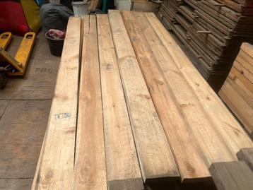 Partij balken 230x15x4 cm / €2,17 p/m1!! 115m1  beschikbaar voor biedingen