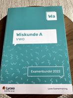 Wiskunde A VWO examenbundel 2022 Lyceo, Gelezen, Ophalen of Verzenden, VWO, Wiskunde A