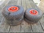 5x Bolderkar Wielen 3.00-4 (4 lek), Tuin en Terras, Ophalen of Verzenden, Gebruikt, Handmatig