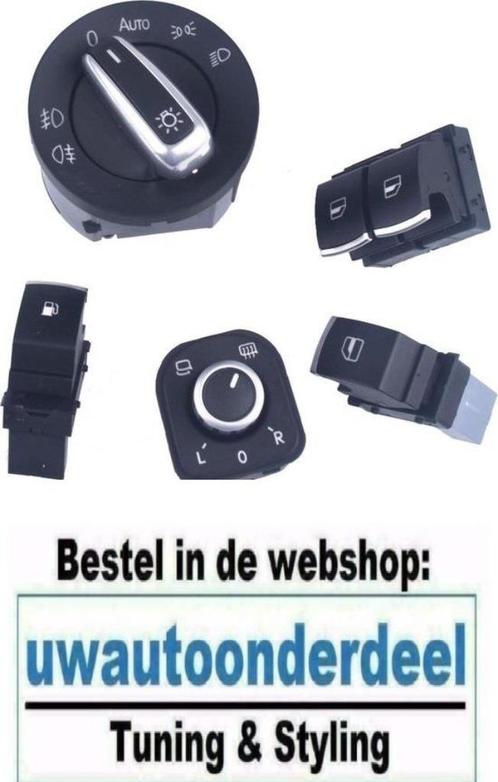 Raam Licht Spiegel Schakelaar 3 Deurs Geschikt Voor VW Golf, Auto diversen, Tuning en Styling, Verzenden