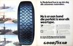 6 vintage advertenties reclames Goodyear banden 1981 band, Verzenden, Gebruikt, Overige typen