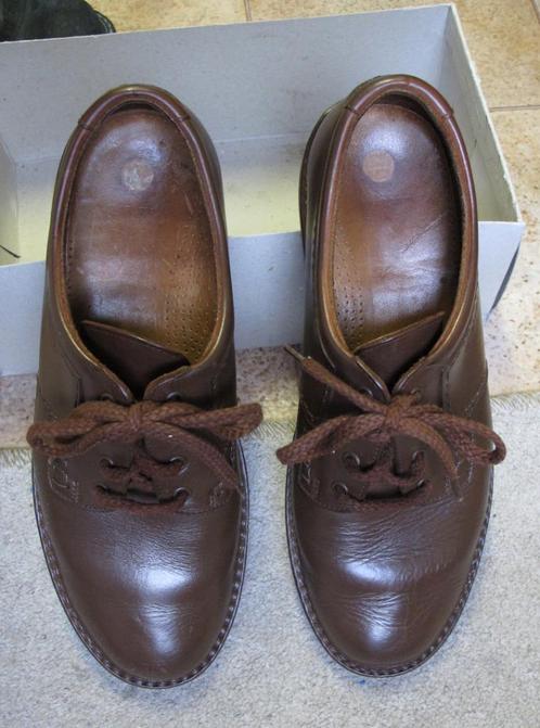 Leren schoenen - Colly - Lichtbruin - maat 44, Kleding | Heren, Schoenen, Gedragen, Veterschoenen, Bruin, Ophalen of Verzenden