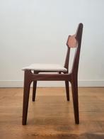Set van 4 vintage Deense stoelen van Findahl Møbelfabrik 196, Huis en Inrichting, Ophalen, Hout, Bruin, Vier