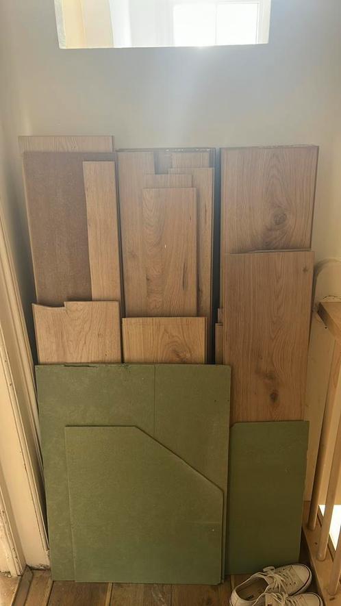 Laminate Oak Flooring (22m2), Doe-het-zelf en Verbouw, Vloerdelen en Plavuizen, Zo goed als nieuw, Laminaat, Hout, 50 tot 150 cm