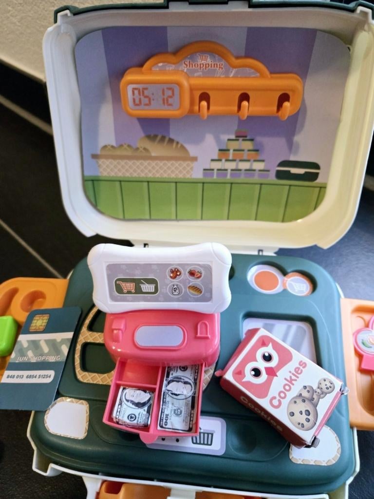 Speelgoed draagbaar supermarkt, Ophalen, Nieuw