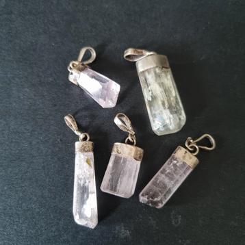 partij kunziet hangers 2/4cm zilver 5stuks beschikbaar voor biedingen