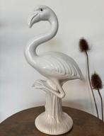 Vintage flamingo keramiek Italy, Verzenden, Zo goed als nieuw, Dier