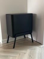 Zwarte Prullenbak - Brabantia Bo Dupe, Huis en Inrichting, Ophalen, 50 tot 75 cm, Zo goed als nieuw, Metaal